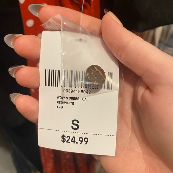 Forever 21 midi polka dot dress - Picture 4 of 6